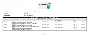 PETRONAS License 2017-2020 – PETRONNIC SDN. BHD.